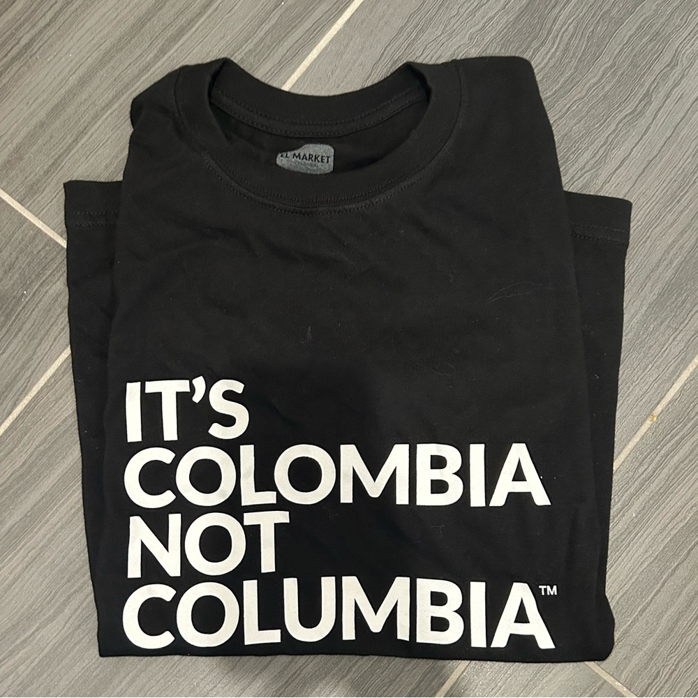 Colombia Black Graphic Tee